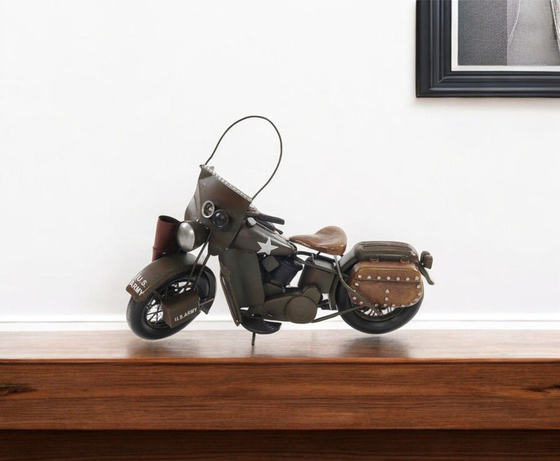c1942 WLA Harley Davidson Sculpture - Dark Green