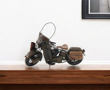 Load image into Gallery viewer, c1942 WLA Harley Davidson Sculpture - Dark Green
