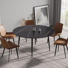 Load image into Gallery viewer, Modern Man-Made Stone Round Dining Table-Position For 6 People
