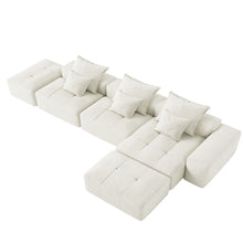 Load image into Gallery viewer, Modern Oversized Diy Combination Modular Sectional Sofa With Pillows
