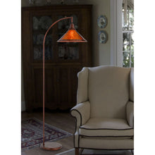 Load image into Gallery viewer, Traditional Shaped Floor Lamp With Rust Empire Shade - Rust
