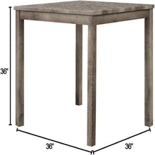 Load image into Gallery viewer, Transitional Counter Dining Set With 4 Tufted Stools
