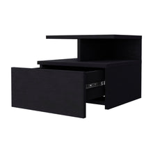 Load image into Gallery viewer, 12" One Drawer Nightstand With Integrated Tech - Black
