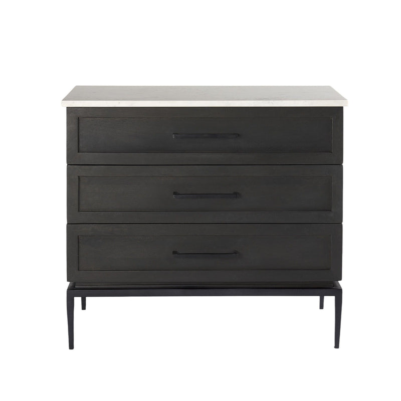 Updated Rustic Top Dresser - Dark / Light Marble