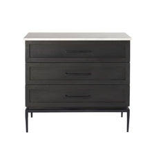 Load image into Gallery viewer, Updated Rustic Top Dresser - Dark / Light Marble

