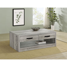 Load image into Gallery viewer, Nuberg - 2 Drawer Coffee Table Rectangular Design - Gray
