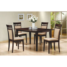 Load image into Gallery viewer, Gianna - 5 Piece Rectangular Dining Set With Table Upholstered Chairs - Cappuccino
