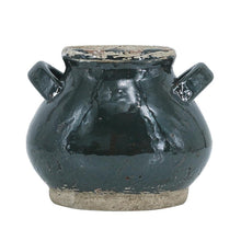 Load image into Gallery viewer, Round Jug Vase - Dark Green / Sand
