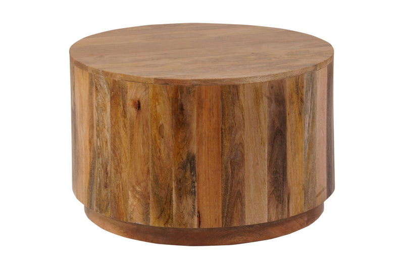 Round Drum Coffee Table (745556) - Natural