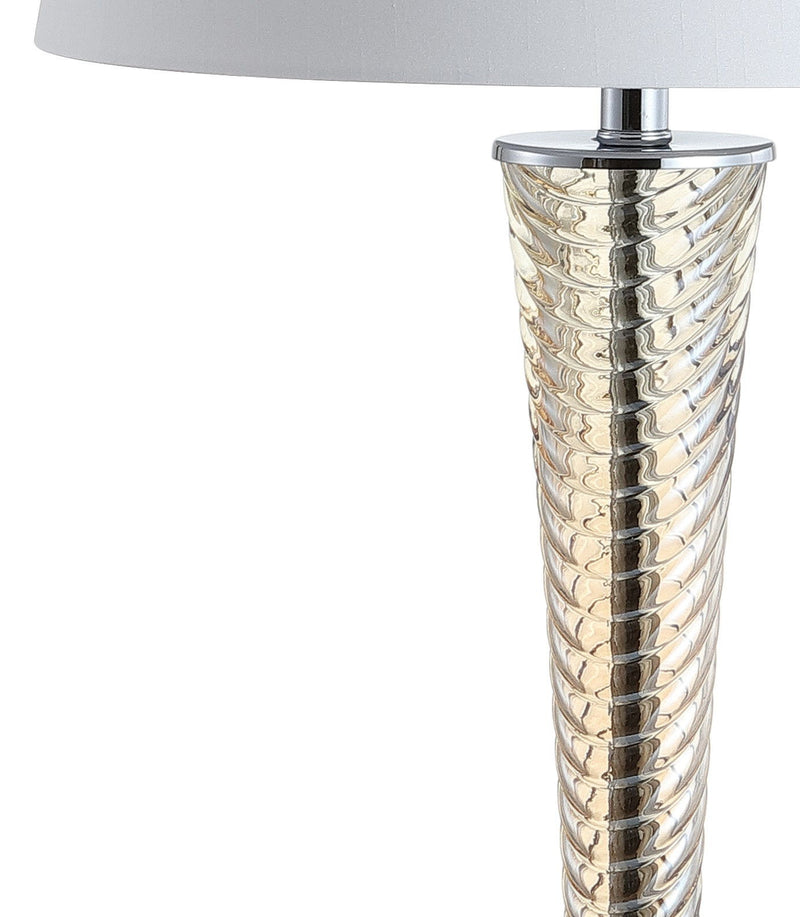 Urn Buffet Lamps With Globe Shades (Set of 2) - Champagne
