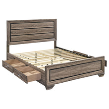 Load image into Gallery viewer, Queen Storage Bed With Underbed Drawers - Brown
