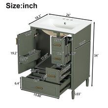 Load image into Gallery viewer, Traditional Bathroom Vanity Set With Soft Close Doors
