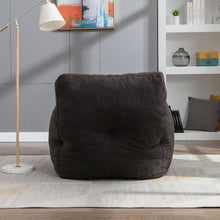 Load image into Gallery viewer, Soft Teddy Fabric Tufted Foam Bean Bag Chair With Teddy Fabric
