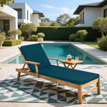 Load image into Gallery viewer, 2 Piece Outdoor Chaise Lounge Cushion Set, Replacement Cushions For Patio Furniture

