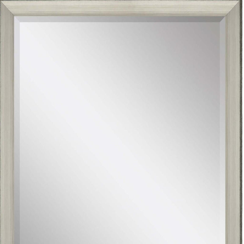 40" Framed Accent Mirror - Silver
