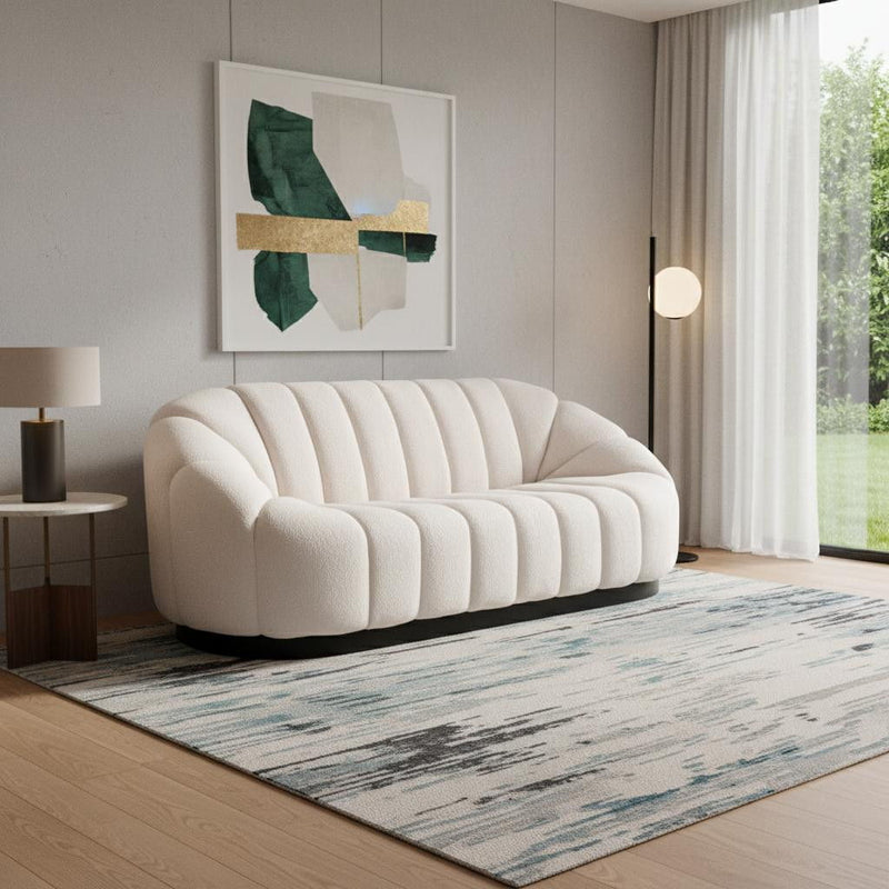 Polyester Sofa - Cream