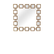 Load image into Gallery viewer, 32" Square Framed Accent Mirror - Gold
