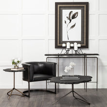 Load image into Gallery viewer, Stone End Table - Slate Gray And Black
