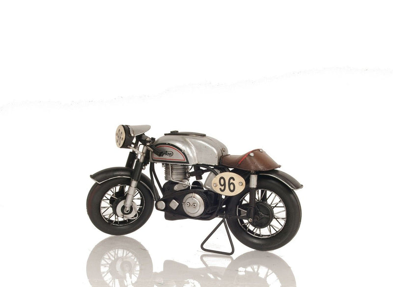 c1952 Norton Manx Sculpture - Black / Silver