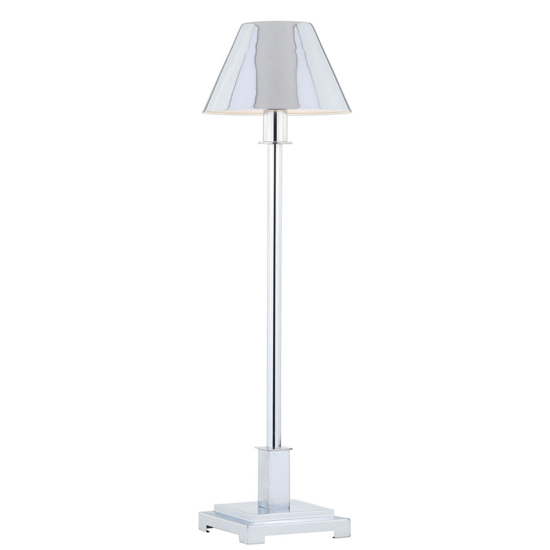 26" Novelty Table Lamp LED With Empire Shade - Silver