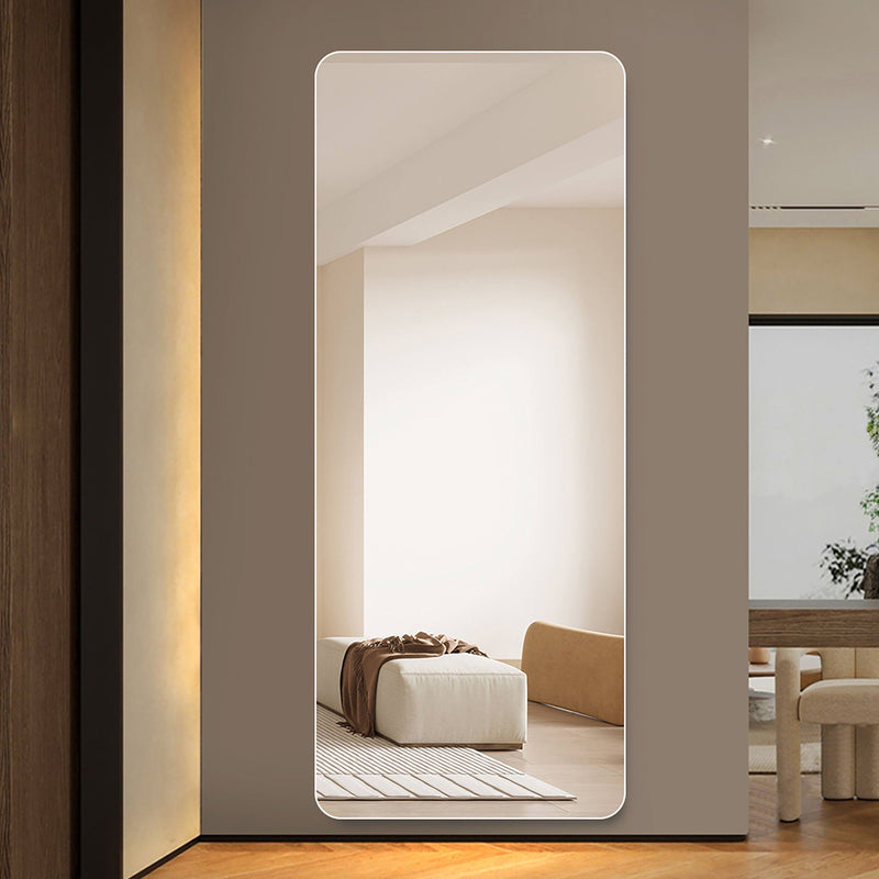 Full Body Round Corner Mirror For Living Room