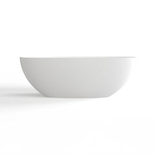 Load image into Gallery viewer, Soaking Bathtub, Freestanding, Solid Surface - Matte White
