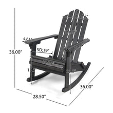 Load image into Gallery viewer, Echoes - Outdoor Acacia Wood Adirondack Rocking Chair
