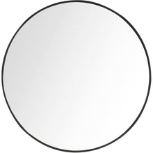 Load image into Gallery viewer, 32" Round Framed Accent Mirror - Black

