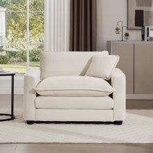 Load image into Gallery viewer, Modern Classic Fabric Single Chair Deep Seat Sofa With Pillow
