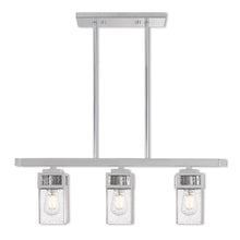 Load image into Gallery viewer, 10" Three Light Dimmable Chandelier With Shades - Silver
