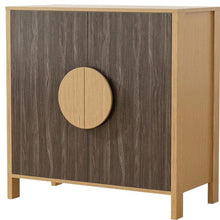 Load image into Gallery viewer, 31" Solid Wood Console Accent Cabinet With Two Doors - Sepia

