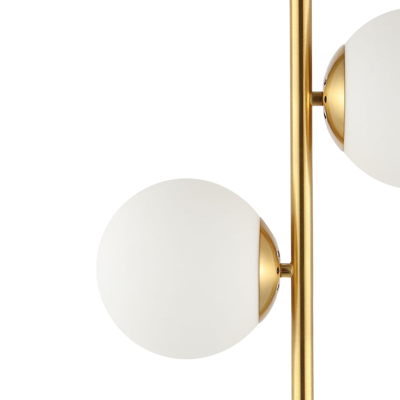 Table Lamp LED With Globe Shade - Brass