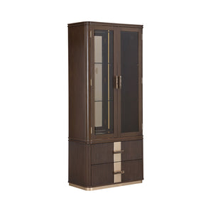 West Kensington - Display Cabinet - Medium Espresso