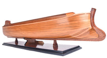 Load image into Gallery viewer, Wooden Hand Painted Decorative Boat - Brown

