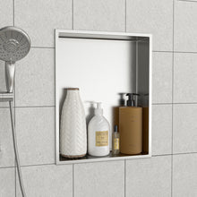 Load image into Gallery viewer, Stainless Steel Shower Niche With Seamless Design For Bathroom Storage
