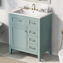 Load image into Gallery viewer, Modern Bathroom Vanity With Sink Combo, 3 Drawers
