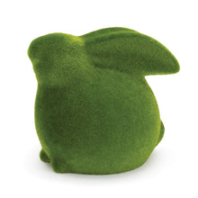 Load image into Gallery viewer, Faux Covered Rabbit Figurines (Set of 2) - Green / Moss
