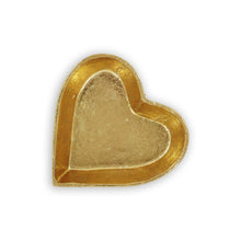 Load image into Gallery viewer, 7" Heart Cast Iron Handmade Vanity Tray - Gold
