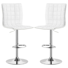 Load image into Gallery viewer, Ashbury - Upholstered Adjustable Bar Stool (Set of 2) - White

