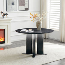 Load image into Gallery viewer, Round Dining Table With Cross Base, Modern Home Furniture
