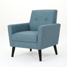 Load image into Gallery viewer, Radiantize - Upholstered Fabric Club Chair With Square-Off Back And Button Tufted
