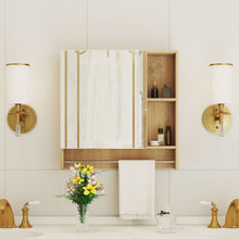 Load image into Gallery viewer, Bathroom Mirror Medicine Cabinet Wall Mounted With Shelves
