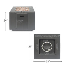 Load image into Gallery viewer, Outdoor Patio Gas Burning Fire Pit Table 50,000 Btu, Square
