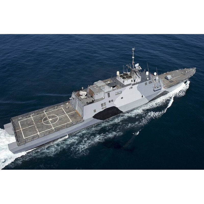 Hand Painted Model Boat (624263) - Gray