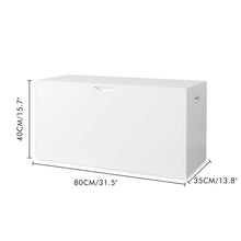 Load image into Gallery viewer, Toy Storage Organizer With Rolling Drawer, Chest With Wheels, Large Pull Out Bin For Nursery - White
