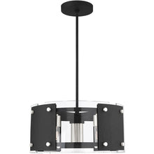 Load image into Gallery viewer, 18" 7 Light Dimmable Chandelier With Shades - Black
