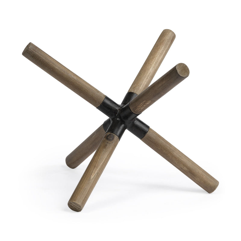 Modern Abstract Tabletop Sculpture (392490) - Brown