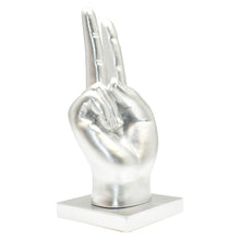 Load image into Gallery viewer, Hand Tabletop Sculpture - Silver
