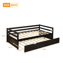 Load image into Gallery viewer, Twin Daybed With Trundle Frame Set
