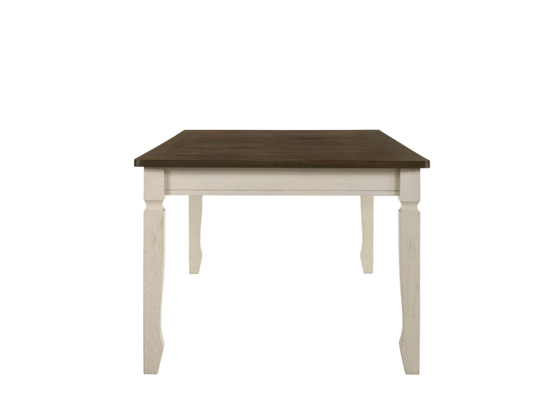 Wood Dining Table - Oak / Cream